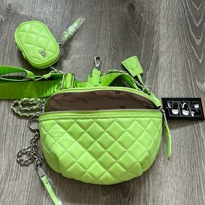 COPY - Steve Madden brasses lime belt bag